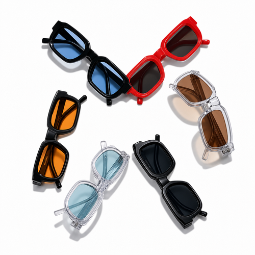 Lunettes rétro 6 pièces