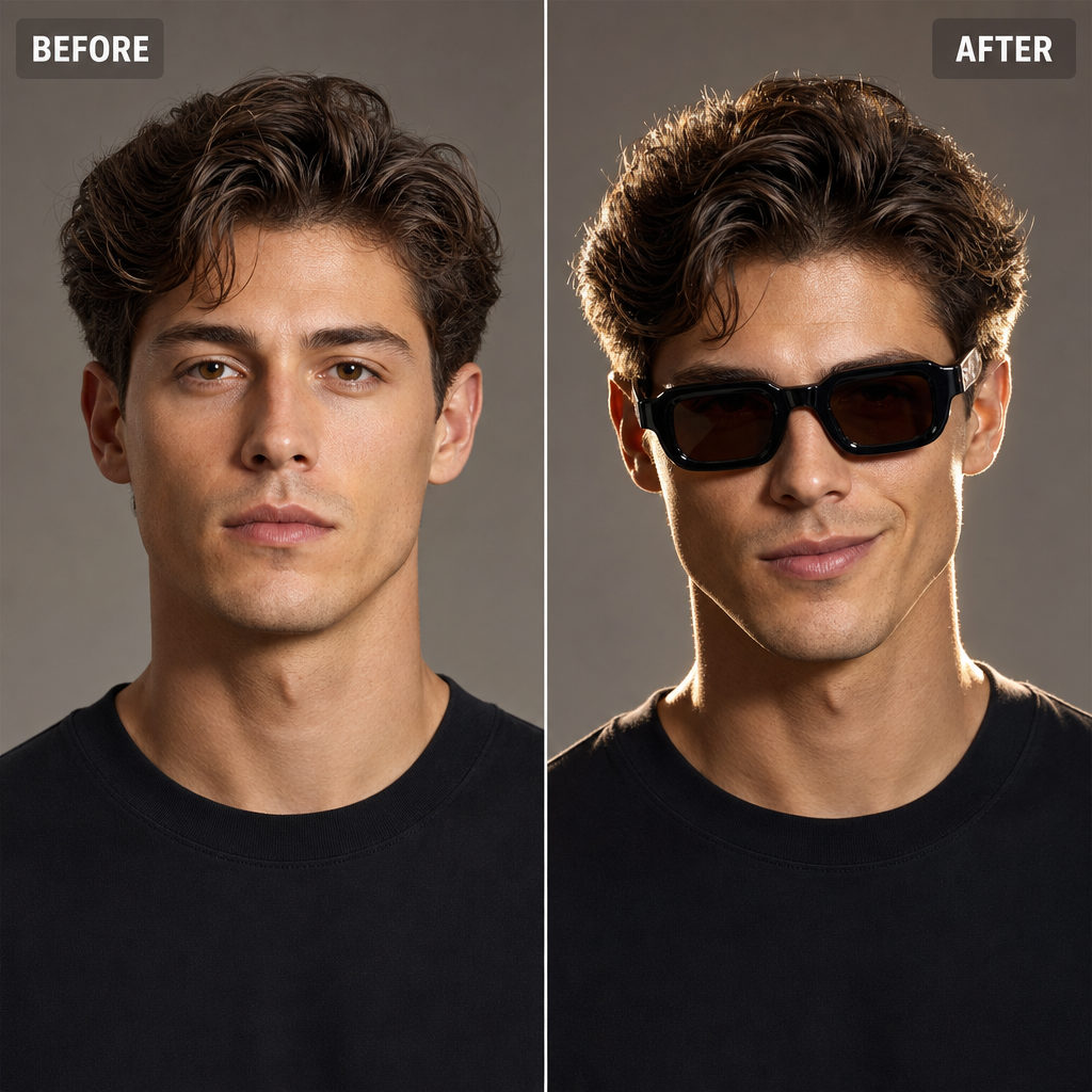 Lunettes rétro 6 pièces