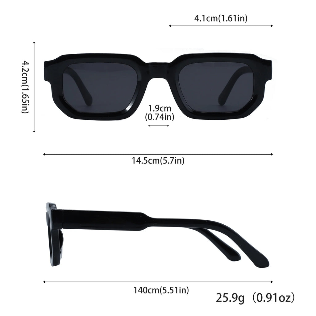 Lunettes rétro 6 pièces